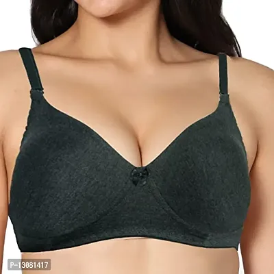 Stylish Fancy Cotton Solid Bras For Women Pack Of 1-thumb3