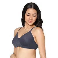 In Care LINGERIE Soha (B) M.Navy Solid Color Full-Coverage T-Shirt Bra.-thumb2