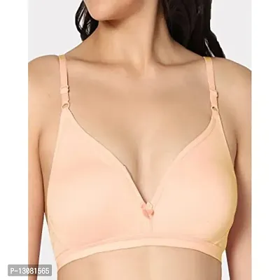 Stylish Fancy Cotton Solid Bras For Women Pack Of 1-thumb4