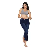 In Care LINGERIE Soha (B) Grey Solid Color Full-Coverage T-Shirt Bra.-thumb4