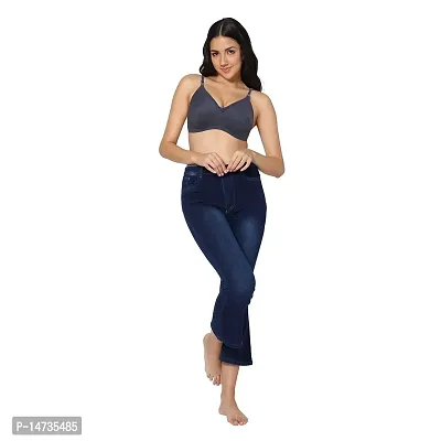 In Care LINGERIE Soha (B) M.Navy Solid Color Full-Coverage T-Shirt Bra.-thumb5