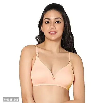 Stylish Fancy Cotton Solid Bras For Women Pack Of 1