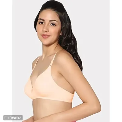 Stylish Fancy Cotton Solid Bras For Women Pack Of 1-thumb3