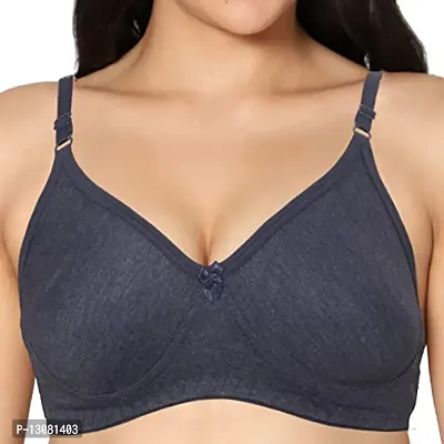 Stylish Fancy Cotton Solid Bras For Women Pack Of 1-thumb2