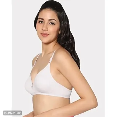 Stylish Fancy Cotton Solid Bras For Women Pack Of 1-thumb3