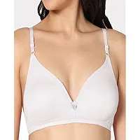 Stylish Fancy Cotton Solid Bras For Women Pack Of 1-thumb3