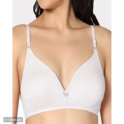 Stylish Fancy Cotton Solid Bras For Women Pack Of 1-thumb4