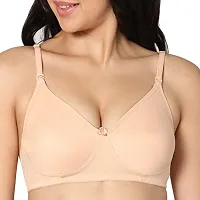 Stylish Fancy Cotton Solid Bras For Women Pack Of 1-thumb2