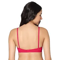 In Care LINGERIE Solid Color Full-Coverage T-Shirt Bra,Non Padded and Nonwired Seamless Cups,Regular Straps and Back Closure-thumb2