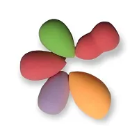 Harsh Love Mini Makeup Make Up Puff Sponge Beauty Blender (Color May Vary)- Set of 5-thumb1