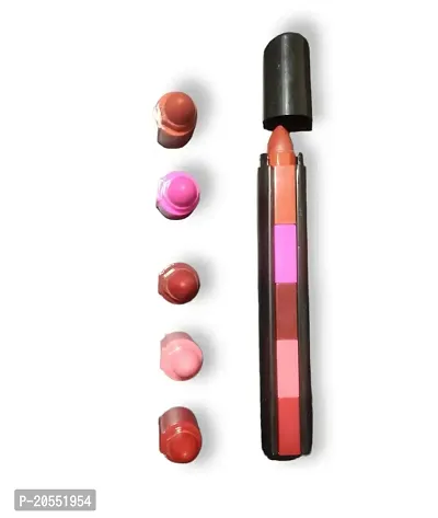 HARSH LOVE 5 in 1 Waterproof Matte Lipstick Set Makeup Cosmetic Moisturize Long Lasting Colorful Lipstick