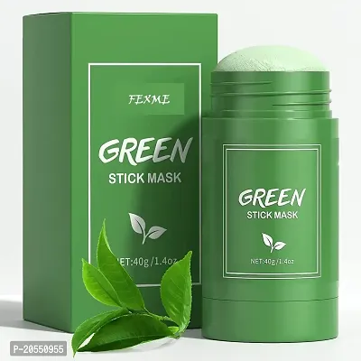 Harsh Love Green Tea Cleansing Mask Stick for Face Blackheads Whiteheads Oil Control  Anti-Acne | Green Mask Stick For Men and Women | pack of 1-thumb0