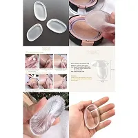 HARSH LOVE Silicone Sponge Makeup Cosmetic Puff Beauty Tools Transparent Powder Blender for Women Pack Of 2-thumb1