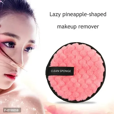 Reusable multipurpose makeup removal facial cleansing pads ( pack of 2 ) , facial makeup remover , eye makeup remover-thumb2