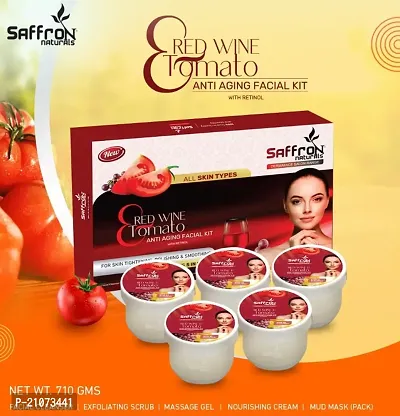 HARSHLOVR Red Wine Tomato Facial kit 750 g