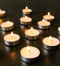 TEA LIGHT CANDLES burning time approx 2 hours ( pack of 50 candles )-thumb1