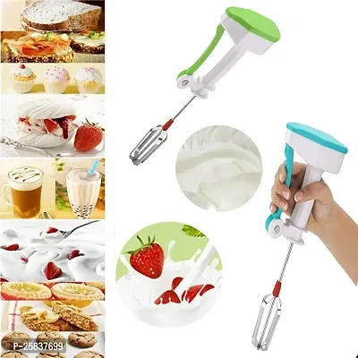 Power-Free Hand Blender And Beater In Kitchen Appliances With High Speed Operation (Egg And Cream; Milkshake; Soup; Lassi; Butter Milk Maker) (colour may vary )-thumb3