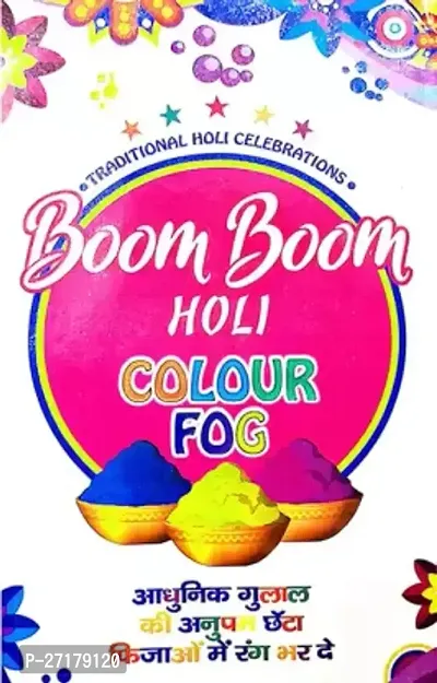 HARSHLOVE Herbal Multicolor Boom Boom Holi Color Fog Holi Color Powder Pack of 5-thumb2
