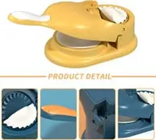 HARSHLOVE 2 in 1 Gujiya Maker Dumpling Maker Momos Maker Machine for Home Ghughra Making Machine for Kitchen Dumpling,Momos,Gujiya Skin Press Mould Machine Making Tool for Home multicolour-thumb3