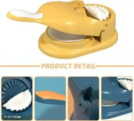 HARSHLOVE 2 in 1 Gujiya Maker Dumpling Maker Momos Maker Machine for Home Ghughra Making Machine for Kitchen Dumpling,Momos,Gujiya Skin Press Mould Machine Making Tool for Home multicolour-thumb4