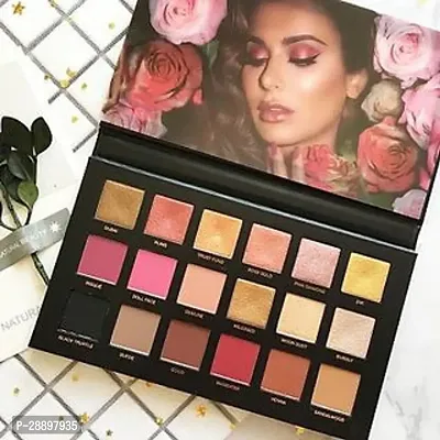 Rose Gold Eyeshadow Palette (18 shades in 1 kit) with mirror-thumb0