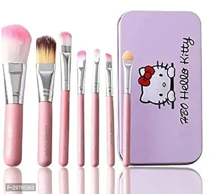 Beautiful Makeup Brush Set of 7 with White Blush Brush-thumb4