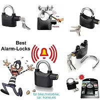 Anti Theft System Security Pad Lock With Siren Sensor Smart Alarm Lock For Home Door Gate Cycle Shop Bike Office Shutter.-thumb2