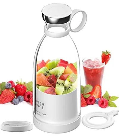 Portable USB Juicer Electric USB Juice Maker Mixer Bottle Blender Grinder,4 Blades Rechargeable Bottle, Shake Fruit  Vegetable, Juice Blender, Grinder For Home.