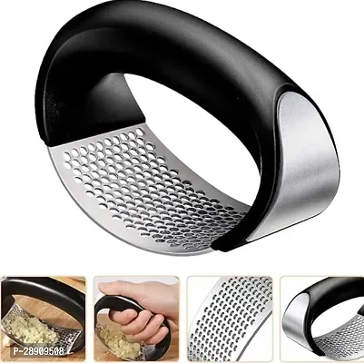 Garlic Press and Peeler Stainless Steel Masher