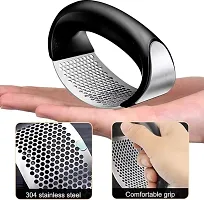 Garlic Press and Peeler Stainless Steel Masher-thumb2