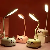 Cute Kids Desk Lamp Rechargeable LED Cartoon Teddy Bear Table lamp for Study-thumb2