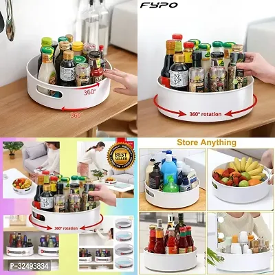 Multi-Purpose 360deg Rotating Organizer Tray-thumb3