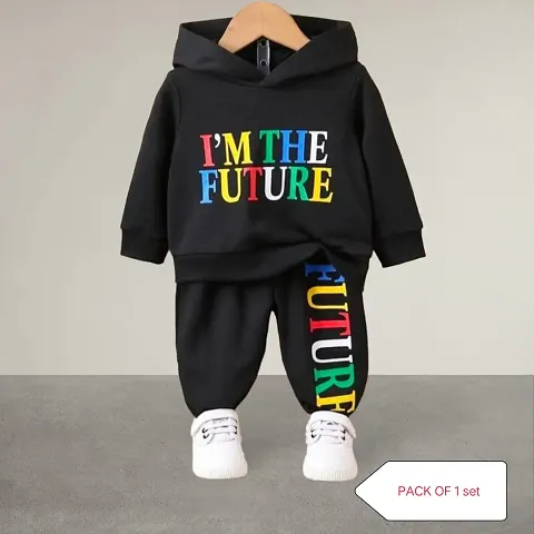 Stylish &amp; Comfortable Cotton Hoodies With Payjama For Boys