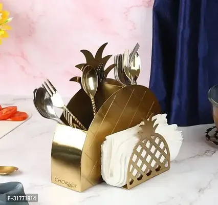 Golden Metal Ananas Caddy-thumb2