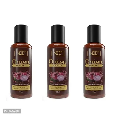 Onion Hair Oil For Men And Women (Pack Of 3, 100 ml each)-thumb0