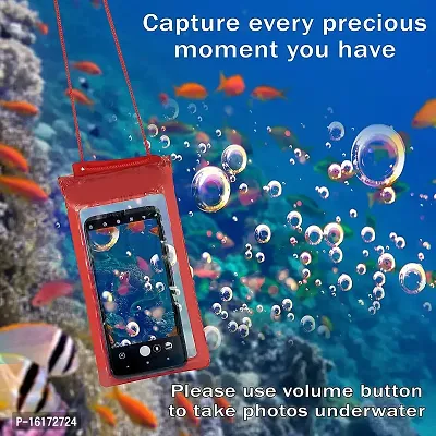 pora's Universal Waterproof Case/Pouch Cover, Waterproof Phone Pouch Dry Bag Compatible for iPhone 12/12 Pro Max/11/11 Pro/SE/Xs Max/XR/8P/7 Galaxy up to 7, Phone Pouch for Beach Travel (Set of 1)-thumb2