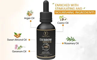 Eyebrow  Eyelash Growth oil Eyebrow Thickener Eyelash Growth Serum Grow Stronger, Fuller, Thicker, Regrowth Eyebrow  Eyelash Growth oil Eyelashes Or Eyebrow Baal Badhane Wala oil(30ml)-thumb2