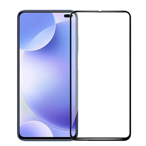 JAMA Tempered Glass Screen Protector Compatible with Redmi Note 9S with Edge to Edge Coverage and Easy Installation kit