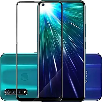 Aliean Tempered Glass for VIVO Z1 PRO Screen Protector Edge to Edge Coverage with HD Clearance Premium Tempered Glass, Full Adhesive Glass, with Installation Kits (Pack of 1)