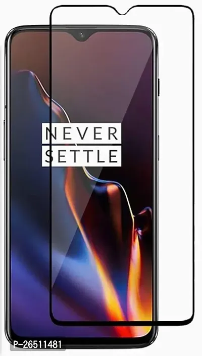 Tiptop Enterprises Transparent Shockproof Tempered Glass/Screen Protector Compatible for Oneplus 6T (TT25183)-thumb0