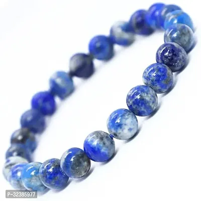 Crystal Divine Lapis Lazuli Healing Crystal Bracelet For Woman 8mm Money Magnet Bracelet For Girls Crystal Bracelet For Men Friendship Gifts Hand Bracelet Couple Bracelet Aesthetic Bracelets For Gifts