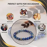 Crystal Divine Lapis Lazuli Healing Crystal Bracelet For Woman 8mm Money Magnet Bracelet For Girls Crystal Bracelet For Men Friendship Gifts Hand Bracelet Couple Bracelet Aesthetic Bracelets For Gifts-thumb4