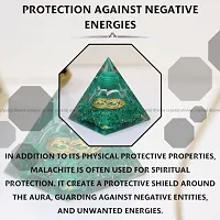 Crystal Divine Malachite Ball Crystal Pyramid Vastu For Home Orgone Crystal Pyramid Showpieces For Home Decor Items Crystal Pyramid For Positive Energy Crystal Pyramid For Office Table Decorative Ite-thumb3