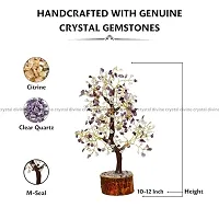 Crystal Divine Green Jade Crystal Tree Handmade Home Decor Items-thumb2