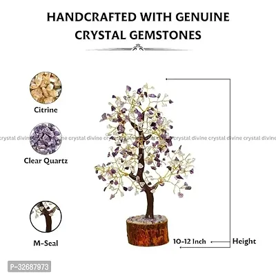 Crystal Divine Green Jade Crystal Tree Handmade Home Decor Items-thumb3