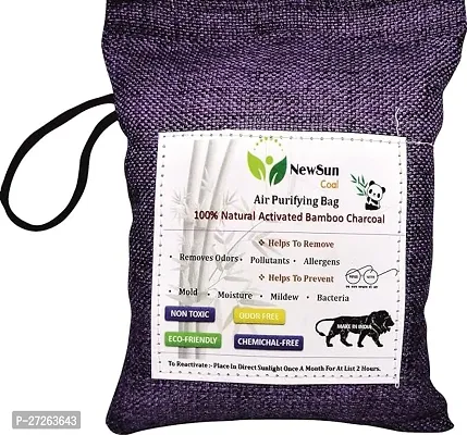 Classic Activated Bamboo Charcoal Air Purifying Bag For Home,Office,Car Pack Of 1