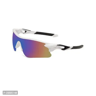 Stylish UV Protected Mirrored Sports Sunglasses-thumb0