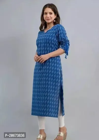 Stylish Women Rayon Casual Kurta-thumb0