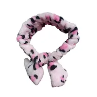 Girl Kids Hair Bands/Accessories Turban Knotted (Pink and Black Metal)-thumb1