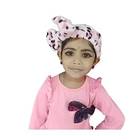 Girl Kids Hair Bands/Accessories Turban Knotted (Pink and Black Metal)-thumb4